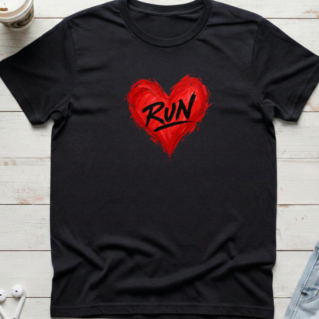 Love Run Heart Tee