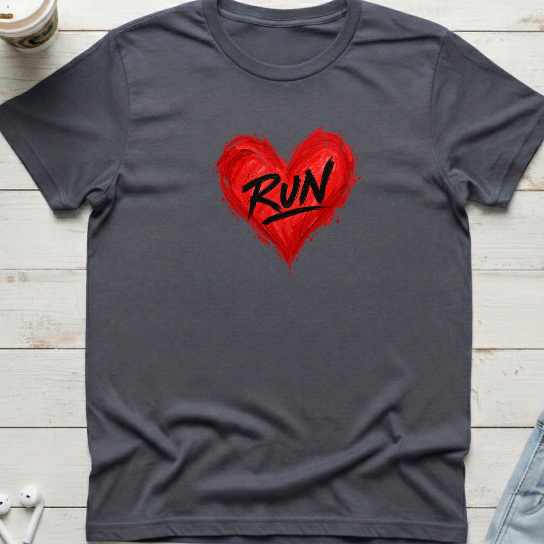 Love Run Heart Tee