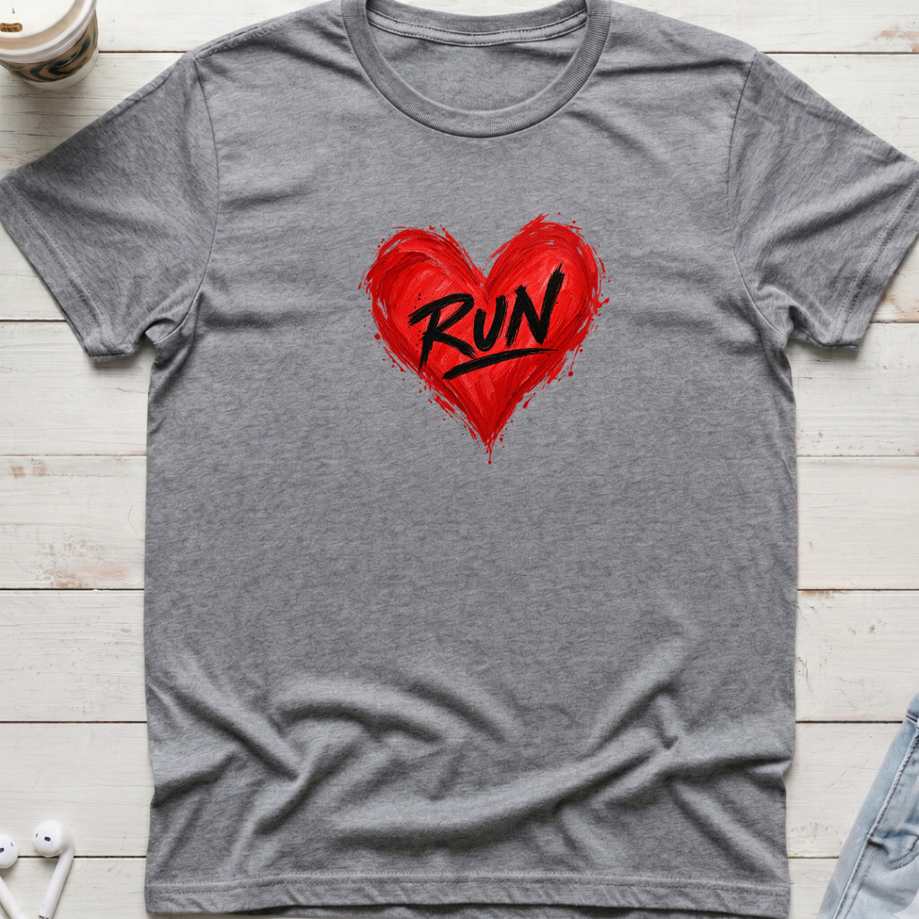 Love Run Heart Tee